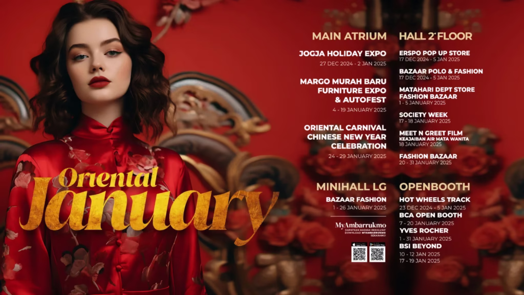 acara imlek di plaza ambarrukmo