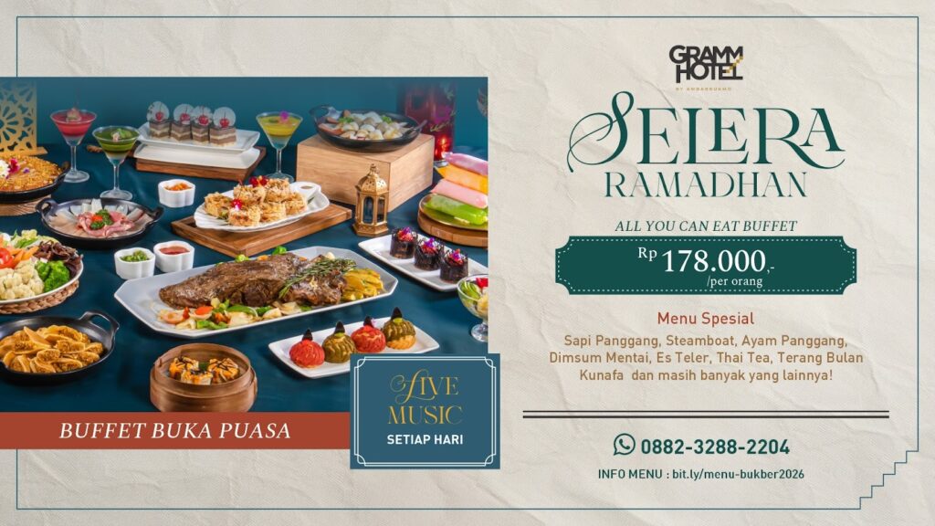 Paket Buka Puasa Hotel di Jogja 2026 - gramm hotel