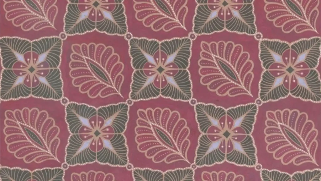 Batik Jogja - Batik Ceplok Kembang Kates