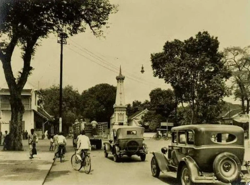 Suasana Tugu Jogja Tempo Dulu