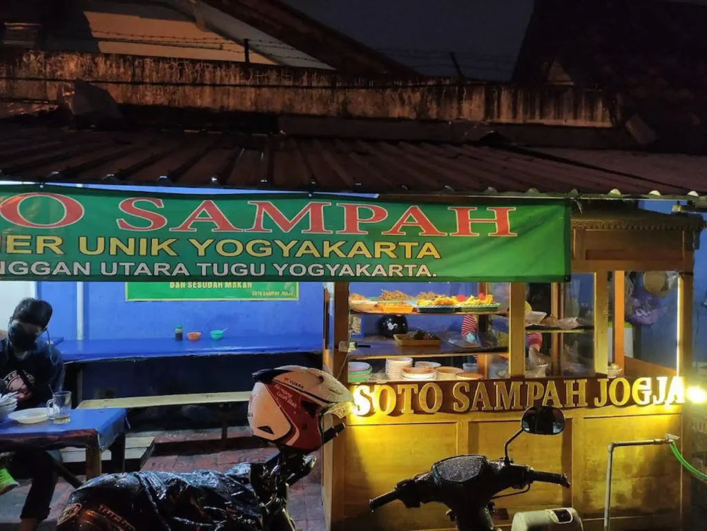 Tempat makan dekat tugu jogja Soto Sampah